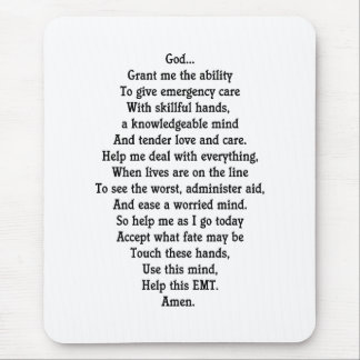 Mousepad Tapete do rato do paramédico