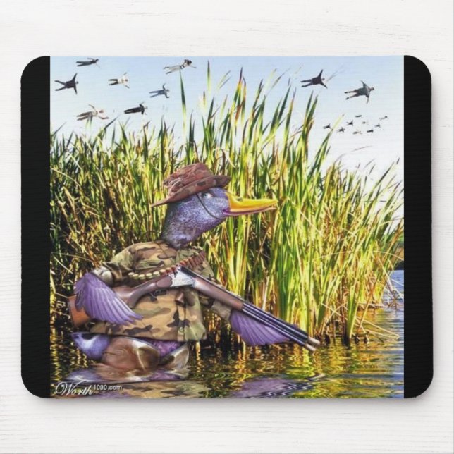 Mousepad Tapete do rato do pato do caçador (Frente)