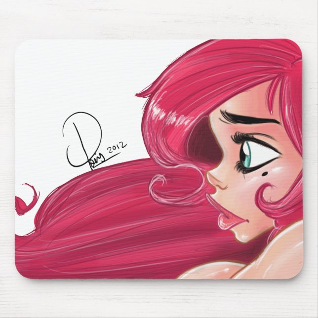 Mousepad Tapete do rato do Pinup da cereja (Frente)