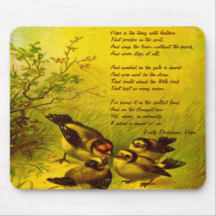 Mousepad Tapete do rato do poema da "esperança" de Emily