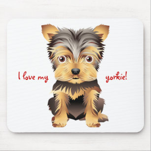 Mousepad Tapete do rato do presente do cão de brinquedo do