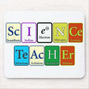 Mousepad Tapete do rato do professor de ciências