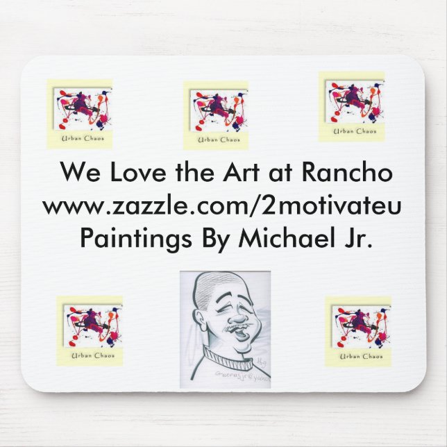 Mousepad Tapete do rato do rancho. (Frente)