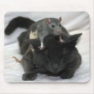 Mousepad Tapete do rato do rato e do gato