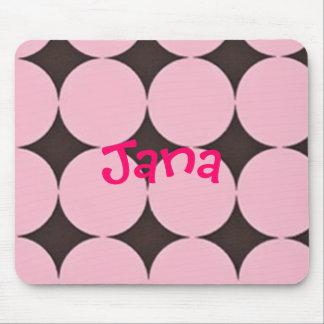 Mousepad Tapete do rato do rosa e do Brown personalizado