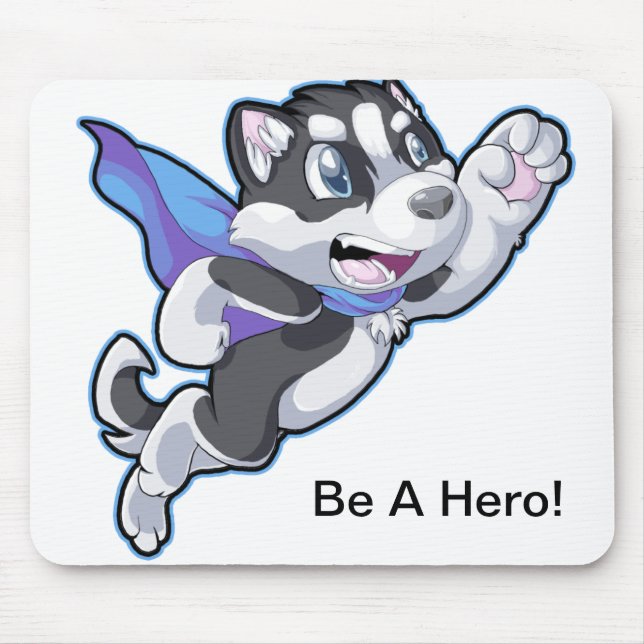 Mousepad Tapete do rato do rouco do herói (Frente)