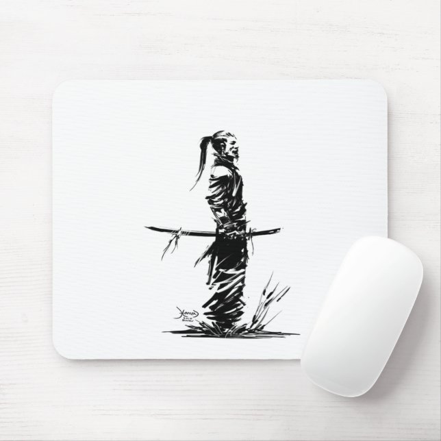 Mousepad Tapete do rato do samurai (Com mouse)