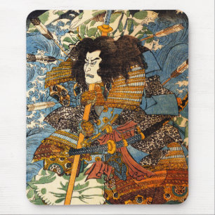 Mousepad Tapete do rato do samurai de Kuniyoshi