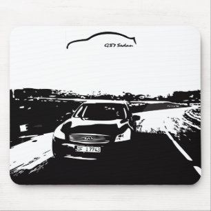 Mousepad Tapete do rato do sedan de Infiniti G37