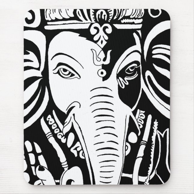 Mousepad Tapete do rato do senhor Ganesha (Frente)