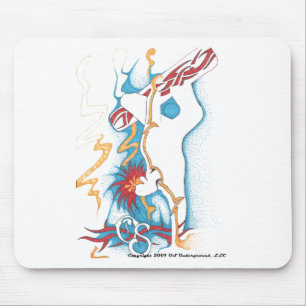 Mousepad Tapete do rato do Snowboarder