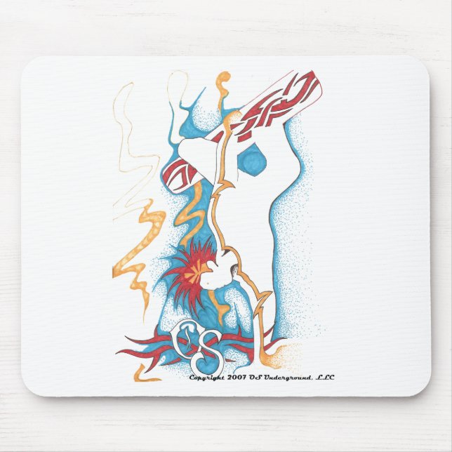 Mousepad Tapete do rato do Snowboarder (Frente)