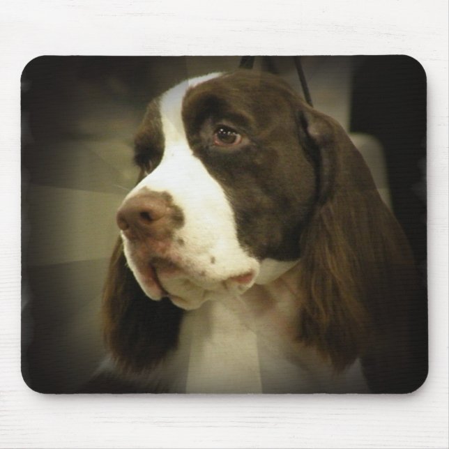 Mousepad Tapete do rato do Spaniel de Springer (Frente)
