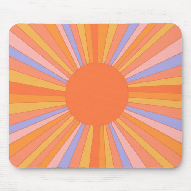 Mousepad Tapete do rato do Sunburst (Frente)