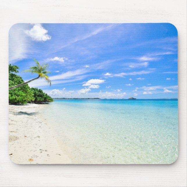 Mousepad Tapete do rato do tema da praia (Frente)