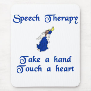Mousepad Tapete do rato do terapeuta de discurso