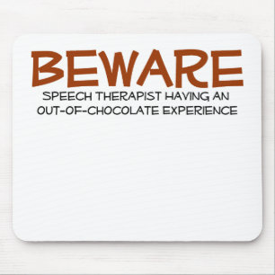 Mousepad Tapete do rato do terapeuta de discurso