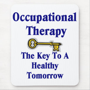 Mousepad Tapete do rato do terapeuta ocupacional
