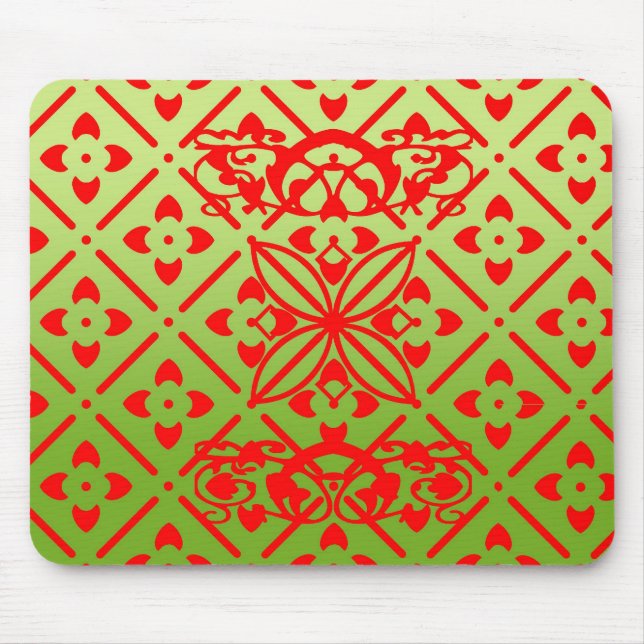 Mousepad Tapete do rato do teste padrão dos âmbares! (Frente)