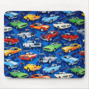 Mousepad Tapete do rato do teste padrão dos carros do