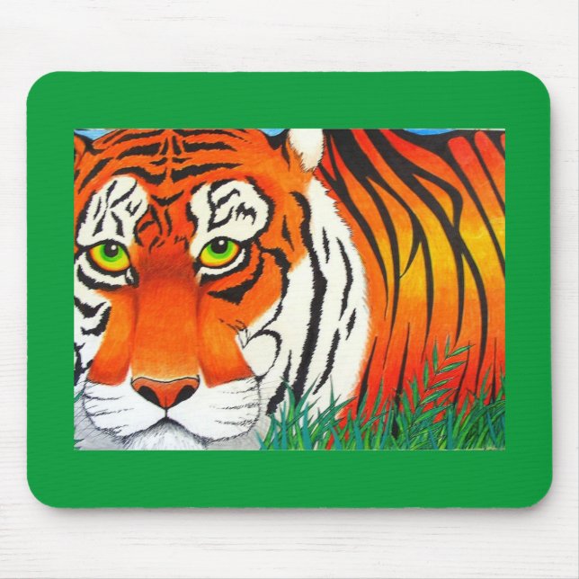 Mousepad Tapete do rato do tigre (Frente)