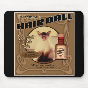 Mousepad Tapete do rato do tónico da bola de cabelo do Dr.