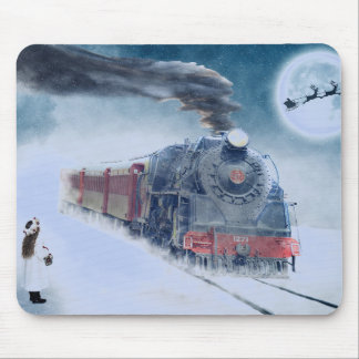 Mousepad Tapete do rato do trem do vintage