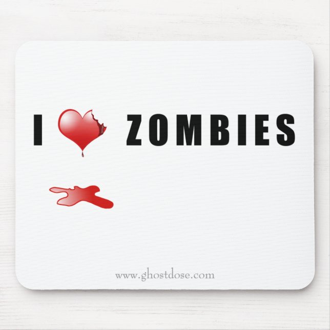 Mousepad Tapete do rato do zombi (Frente)