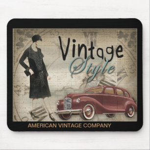 Mousepad Tapete do rato dos anos 30 dos anos 20 do vintage