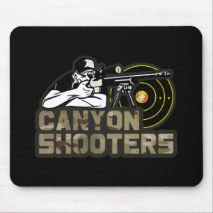 Mousepad Tapete do rato dos atiradores da garganta