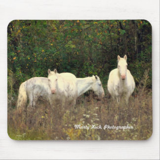 Mousepad Tapete do rato dos cavalos selvagens da forquilha