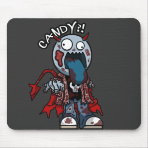 Mousepad Tapete do rato dos doces do zombi