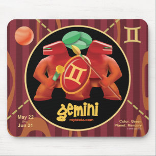 Mousepad Tapete do rato dos Gêmeos de Idolz