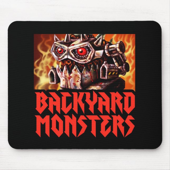 Mousepad Tapete do rato dos monstro do quintal (Frente)
