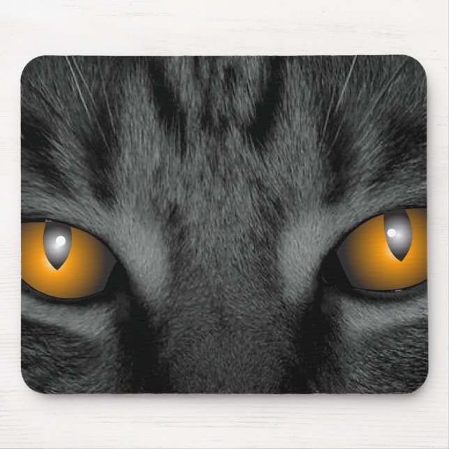 Mousepad Tapete do rato dos olhos de gatos (Frente)