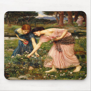 Mousepad Tapete do rato dos Rosebuds do YE do recolhimento
