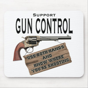 Mousepad Tapete do rato engraçado #2 do controlo de armas