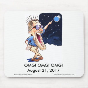 Mousepad Tapete do rato engraçado do eclipse