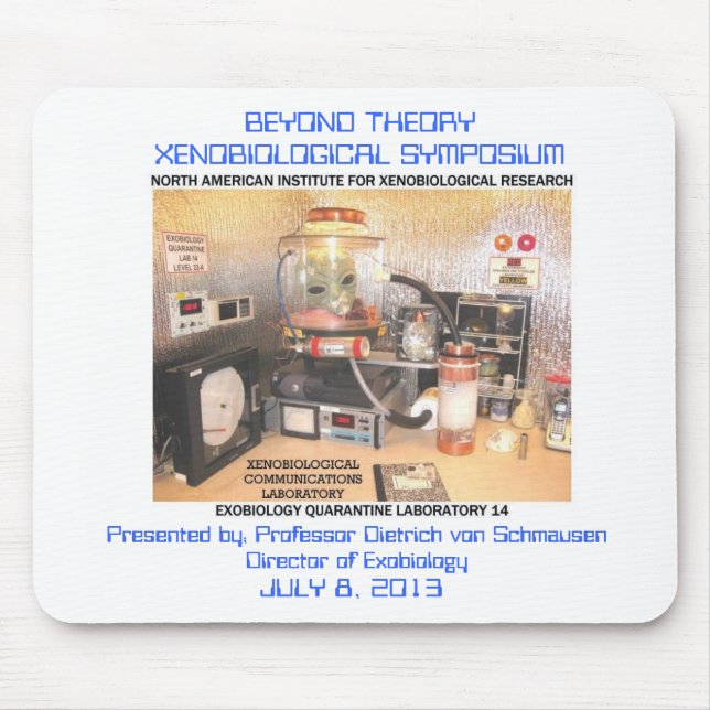 Mousepad Tapete do rato estrangeiro do simpósio de uma (Frente)