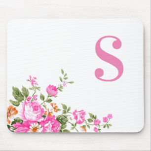 Mousepad Tapete do rato floral colorido feito sob encomenda