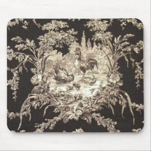 Mousepad Tapete do rato francês de Toile do país