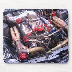 Mousepad Tapete do rato gêmeo de Turbo