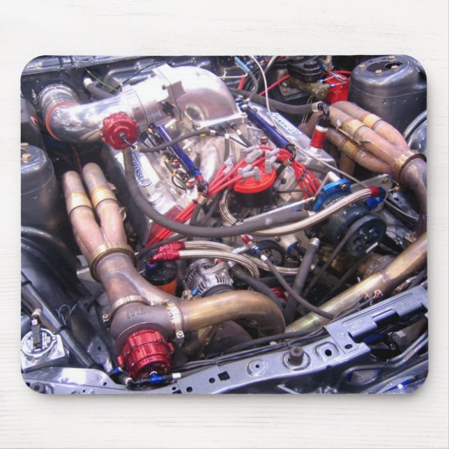 Mousepad Tapete do rato gêmeo de Turbo (Frente)