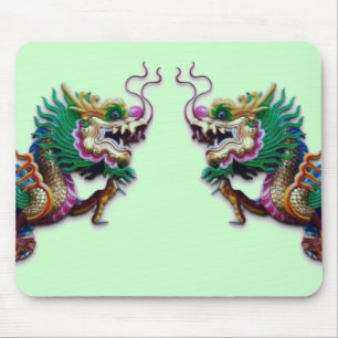 Mousepad Tapete do rato gêmeo dos dragões
