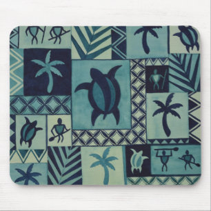 Mousepad Tapete do rato havaiano do guerreiro do Petroglyph