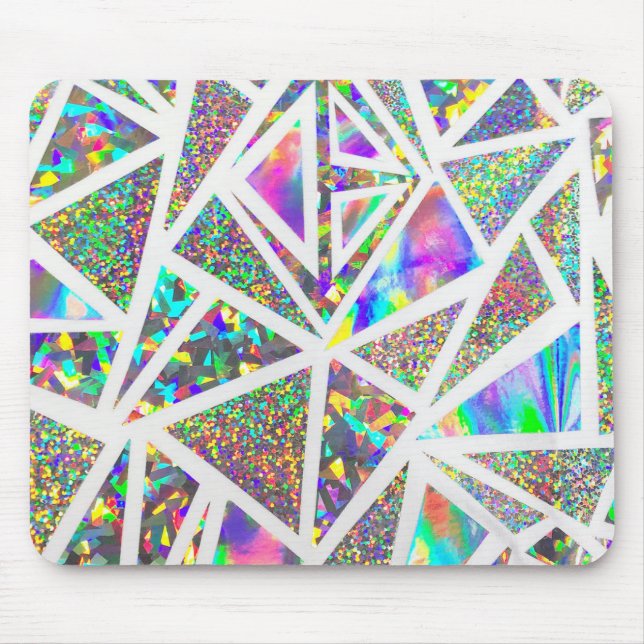 Mousepad Tapete do rato holográfico do falso (Frente)