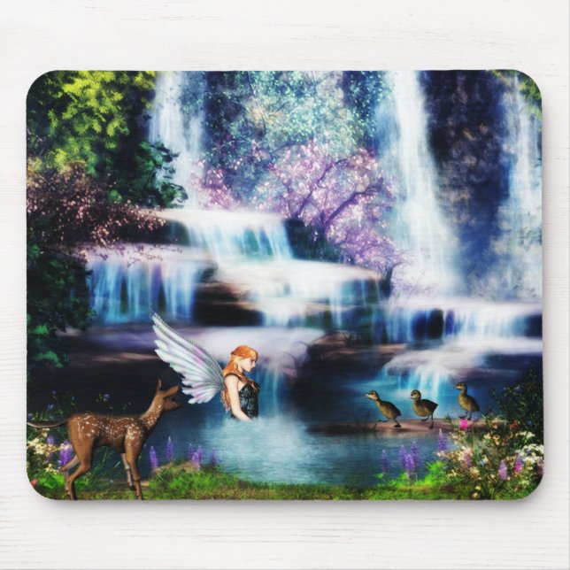 Mousepad Tapete do rato ideal feericamente da fantasia (Frente)