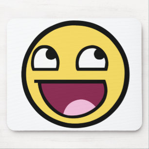 Mousepad Tapete do rato impressionante da cara