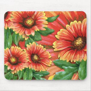 Mousepad Tapete do rato indiano da flor geral