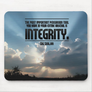 Mousepad Tapete do rato inspirado da integridade
